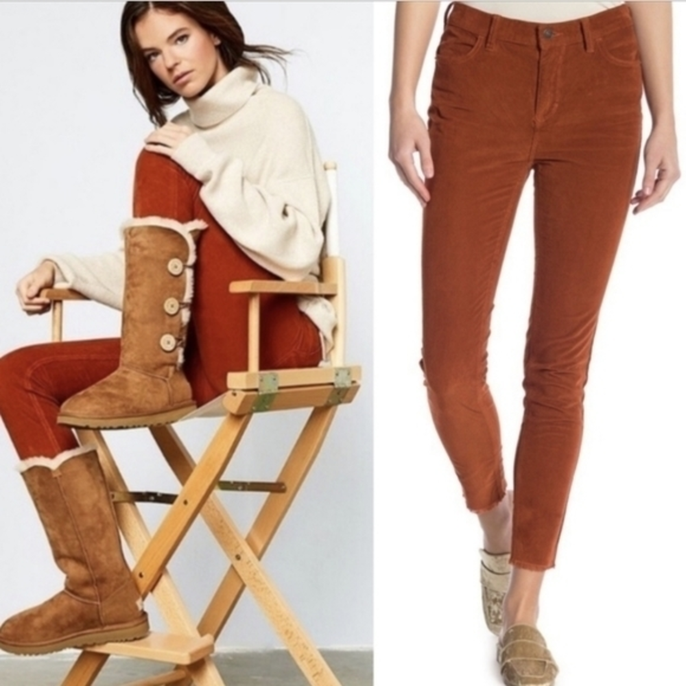We‎ the free corduroy raw hem pants
